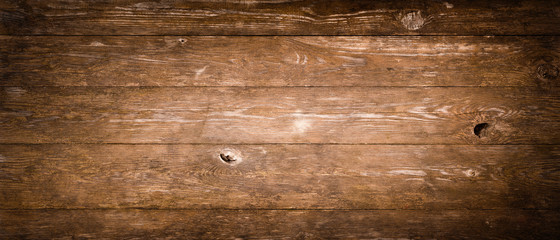 Dark wood planks as background or texture