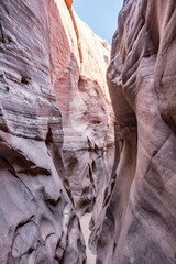 Narrowing Trail in Zebra Slot Canyon