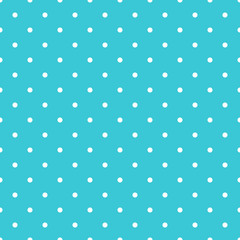 Seamless pattern background polka dot in blue color