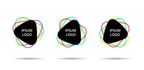 Abstract logo template. Vector illustration.