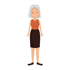 old woman avatar character