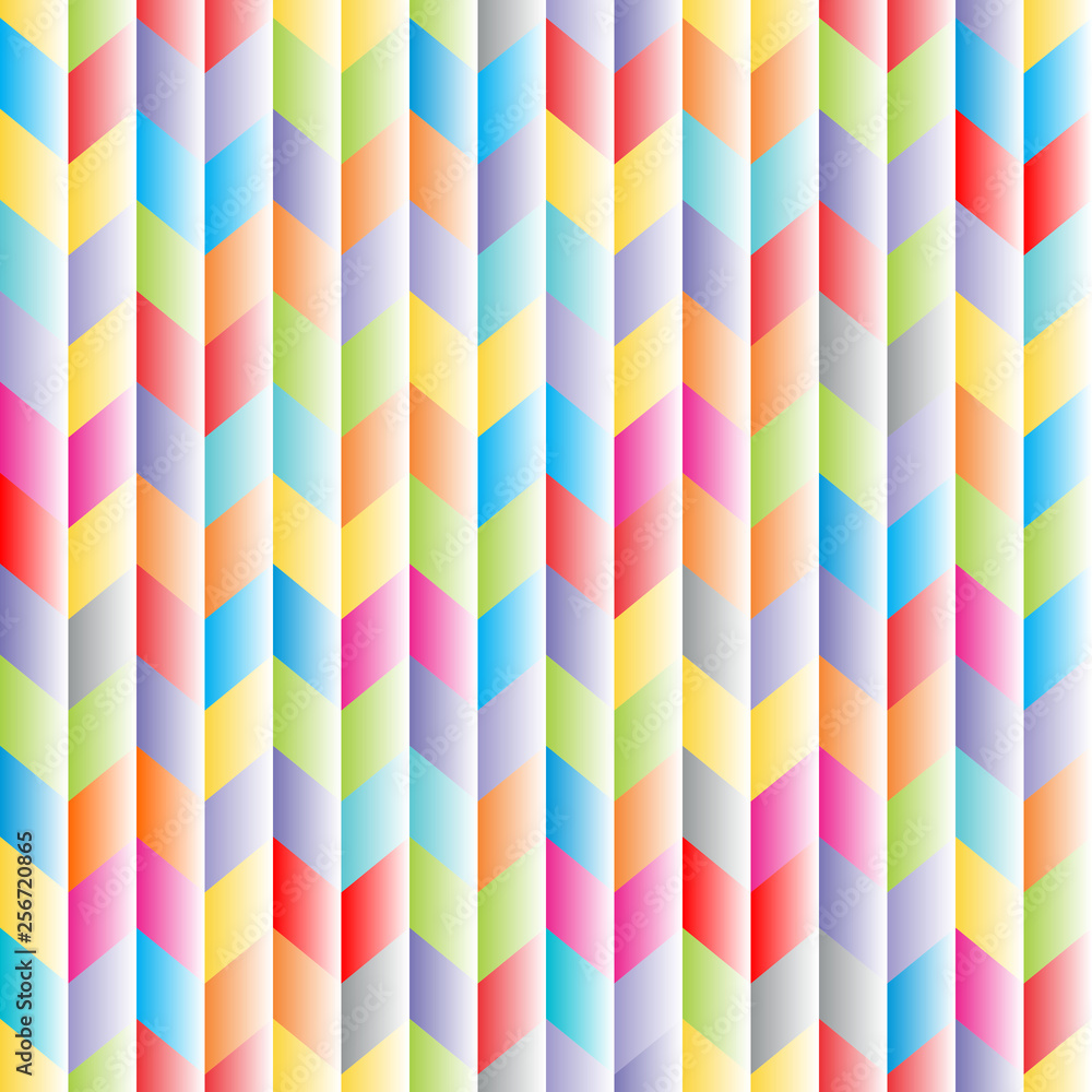 Poster abstract seamless background pattern with rhomboids. vector graphic 3d illustration in full color.