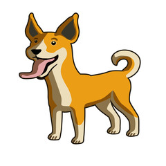 dog jack russel with tongue