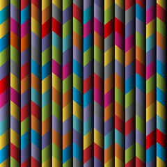 Abstract seamless background pattern with rhomboids. Vector graphic 3d illustration in full color.