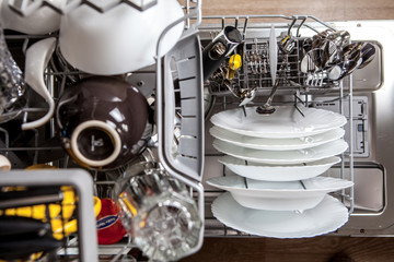 dishwasher, kitchen, dish, washing, clean, dishes, machine,