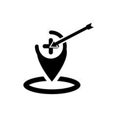 Appearance, aspect, design, eye, look, view, creative vision black color  icon