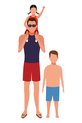 men with children avatar