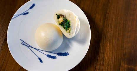 Chinese food vegetable buns