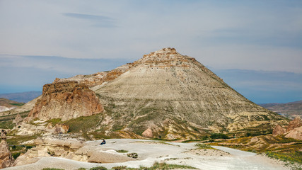mountain landscapes of Cappadocia, Turkey