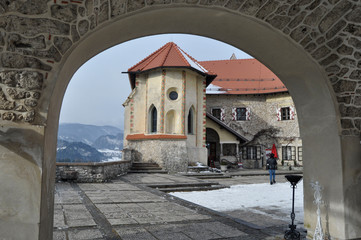 Old Town in Bled, Slovenia