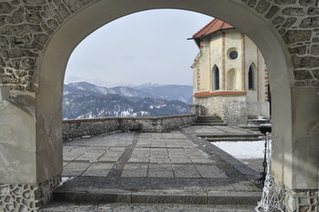Old Town in Bled, Slovenia