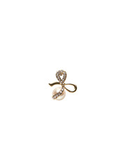 Stud earrings white background