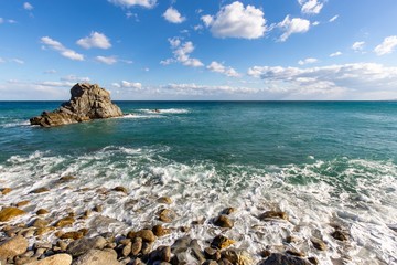 Rocks and sea 