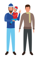 men and child avatar