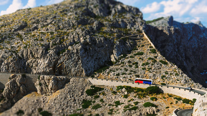 on vacation - by bus