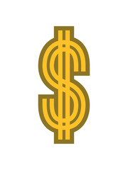 dollar symbol zeichen geld reich millionär reichtum sparen währung verdienen finanzstark stinkreich profit logo design gangster rapper