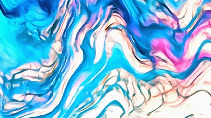 High resolution abstract meditative background. Colorful psychedelic watercolor texture. Flowing neon bright colors graphic pattern.