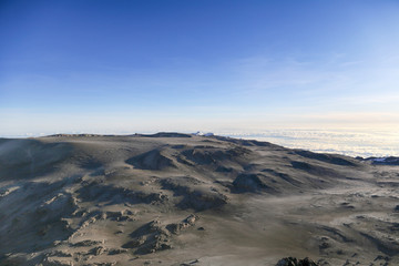 Vview of Kilimanjaro top
