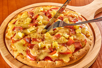 Sausage meat pizza