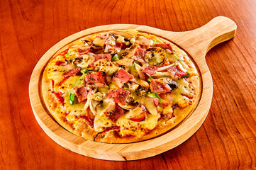 Sausage meat pizza