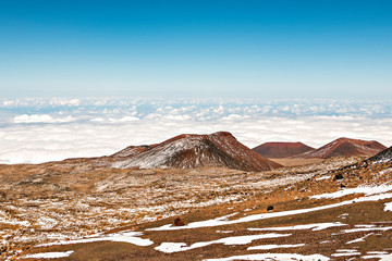 view from Mauna Kea Summit on the Big Island of Hawaii
