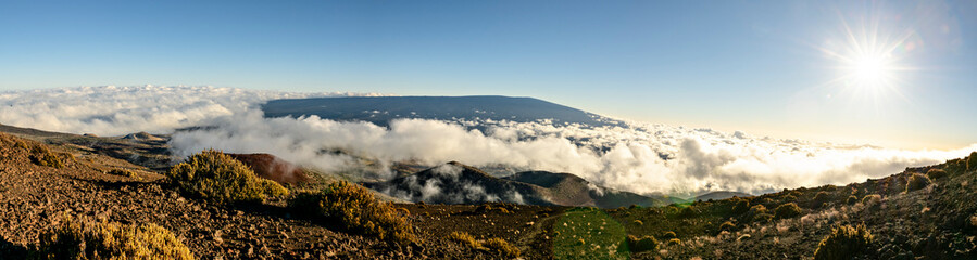 view from Mauna Kea Summit on the Big Island of Hawaii