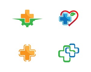 Medical logo template illustration