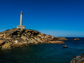 Cabo de Palos Lighthouse, Murcia, Spain