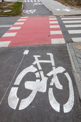  bicycle path in both directions