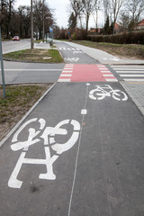  bicycle path in both directions