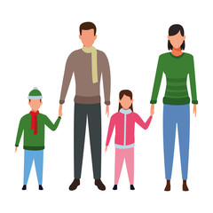 family avatars cartoon character