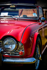 Obraz na płótnie Canvas old red car