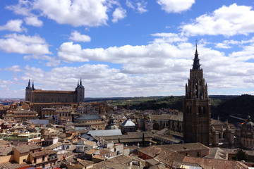 Fototapeta na wymiar The Primate Cathedral of Saint Mary of Toledo. 