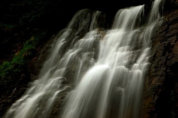 Fototapeta na wymiar big waterfall among the mountains. savsat/artvin/turkey 