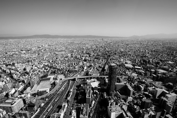 アベノハルカスから見下ろす大阪