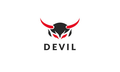 Devil logo design 