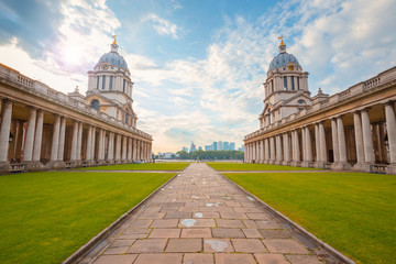 The Old Royal Naval College in Greenwich, London, UK - obrazy, fototapety, plakaty