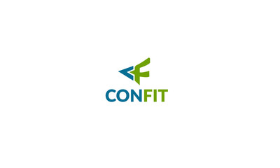 C OR V and F Letter logo