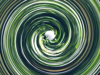 spirale vert blanc
