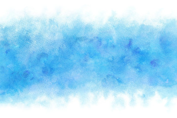 空 雲 青 夏 水彩 背景