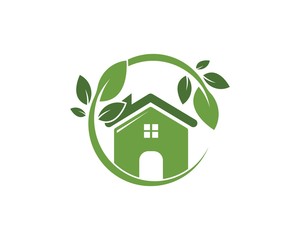 green house logo vector illustration