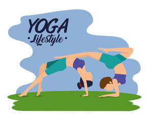 fitness women doing exercise pose