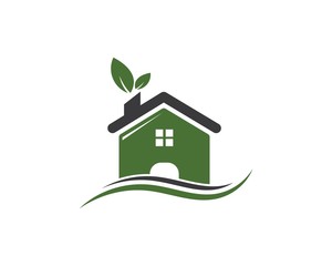 green house logo vector illustration