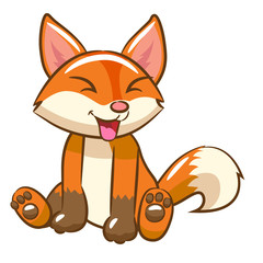 Fox graphic design cartoon