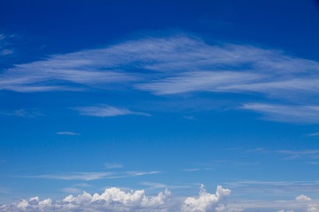 Fototapeta na wymiar 青い空と白い雲