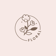 Botanical floral illustration