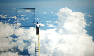 Opening new doors. Mixed media