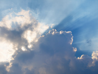 青空と光