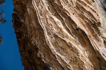 Wind eroded cave near Anvil, Blue Mountains