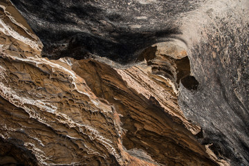 Wind eroded cave near Anvil, Blue Mountains